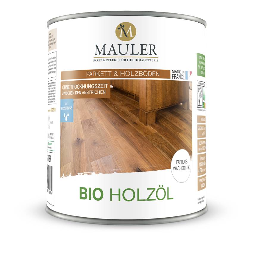 Bio Holzöl Mauler Schutz für Holztisch auf Le Terrier Blanc Deutschlandi